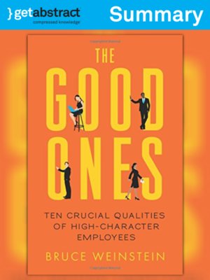 cover image of The Good Ones (Summary)